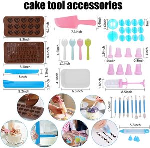 Top Hot Sale 635PCS Cake Nozzles <b>Baking</b> Tools <b>Set</b> Stainless Steel Plastic for Cake Decoration - Product Image 6