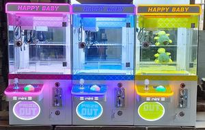 Máquina <span class=keywords><strong>de</strong></span> garras arcade mini, compacta, que funciona con monedas, con luces LED <span class=keywords><strong>de</strong></span> colores, para niños y alquiler en fiestas (Inglés) - Product Image 4