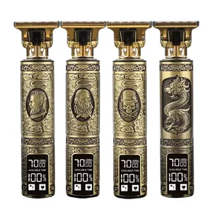 Machine à raser les cheveux, <span class=keywords><strong>rasoir</strong></span>, <span class=keywords><strong>rasoir</strong></span>, <span class=keywords><strong>rasoir</strong></span>, sans fil, Rechargeable par Usb, grand écran LCD, bon marché - Product Image 1