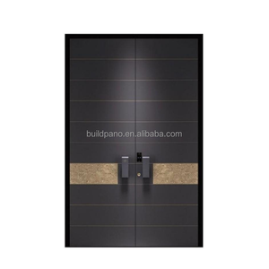 <span class=keywords><strong>Porte</strong></span> d'entrée <span class=keywords><strong>blindée</strong></span> en alliage d'aluminium au design moderne pour villa, <span class=keywords><strong>avec</strong></span> couleur personnalisée et caractéristiques de sécurité - Product Image 4