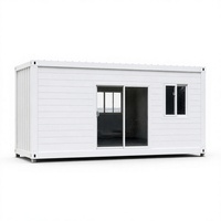 Maison préfabriquée modulaire en conteneur, structure en acier, bureau moderne, chambre d'hôtes, studio de jardin
