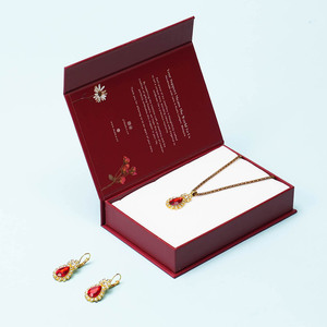 Bán Buôn Gấp Giáng Sinh Màu Đỏ Từ Hộp Quà Tặng Hộp Giấy Có Thể Tái Chế Cứng Nhắc Bao Bì Hộp Với Biểu Tượng Tùy Chỉnh - Product Image 2