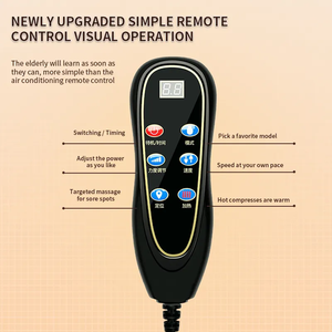 Full Body Heat Office Car Seat Massageador Máquina Massageando Almofada De Aquecimento Almofada Do Assento Dor Inferior Pescoço Massagem Colchão Ferramenta - Product Image 4
