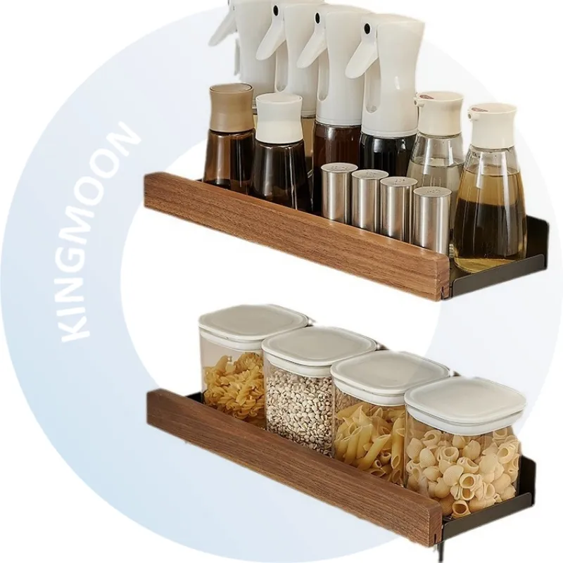 Walnuss-Holz- und Raum-Aluminium-Regale für Küchenaufbewahrung und Badezimmer-Aufbewahrung wasserdichter Holz-Schneidebretthalter