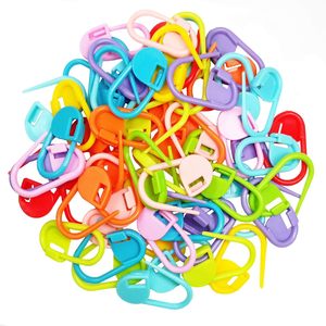 1000-Piece <b>Set</b> DIY Needlework Tools Wool Mark & Colorful Plastic Small Buckles for Knitting Crochet & Sweater <b>Sewing</b> Accessories - Product Image 1