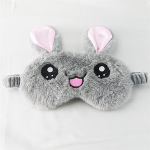 Tùy chỉnh phim hoạt hình ngủ mặt nạ mắt sang trọng mắt bóng râm Dễ Thương Thỏ Nap Che Mắt Bịt Mắt - Product Image 2