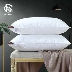 Oreiller en microfibre <span class=keywords><strong>de</strong></span> luxe 5 étoiles <span class=keywords><strong>de</strong></span> la collection Hilton Hotel, garnissage en duvet d'oie blanc, vente en gros - Product Image 1