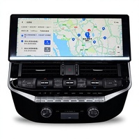 Radio Android 16,2 inci dengan CarPlay Android Auto Play and Plug, Layar Navigasi Besar untuk Toyota LC100/GX470 2003-2007