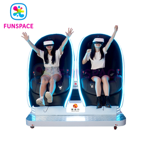 Funspace Make Money Fast Cion Operated Arcade Game Machine Vr Simulator 9D VR 2 <strong>Seats</strong> <strong>Shooting</strong> Game Cinema Simulator for Mall - Product Image 1