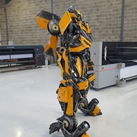 Sculptures de Transformers Bumble Bee de haute qualité à vendre, grandes sculptures en résine d'anime de dessin animé, sculptures sur pied