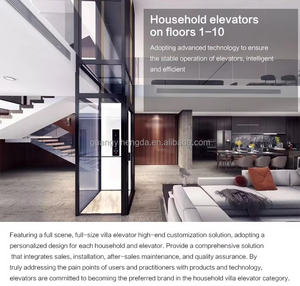 Ücretsiz Çözüm Özelleştirilebilir 1-3 Kişilik Ev Asansörü 10m 630KG Küçük Ev Asansörü Konut Tipi 3 Katlı Ev Asansörü - Product Image 6