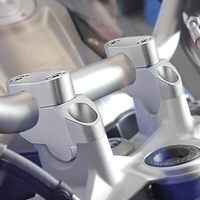Peninggi setang sepeda motor, alumunium Universal peninggi setang CNC klem dapat disesuaikan gambar pabrik