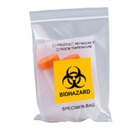 Sacs de transport de liquides à fermeture éclair autoclavables en LDPE de haute qualité, sur mesure, pour déchets biologiques dangereux, estampés à chaud, XiMan
