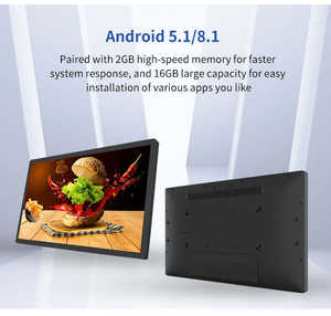 Tablette PC tactile Android 21,5'' 1080p murale avec PoE pour la réservation de salles de réunion - Product Image 4