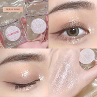 Gepresster Lidschatten-Text marker Make-up-Puder Monochrom Multi chrom Duo chrom Metallic Lidschatten-Palette Monochrom Lidschatten