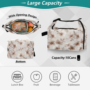 Bolsa de almuerzo personalizada con diseño de paraíso tropical de frutas del bosque de Hawái, bolsa con aislamiento térmico, bolsa para pícnic escolar al aire libre - Product Image 5