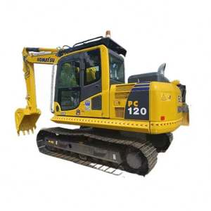 Excavatrice sur chenilles Komatsu PC120 d'occasion en excellent état, équipement de machinerie lourde japonaise, à vendre - Product Image 1