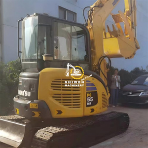 Soporte Postventa Disponible, Excavadora Usada de Segunda Mano Komatsu PC55MR, Miniexcavadora Usada PC55MR PC50MR PC40MR PC35MR - Product Image 1