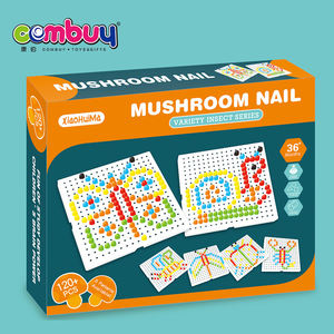 Istruzione FAI DA TE modello di plastica fungo unghie peg puzzle - Product Image 5