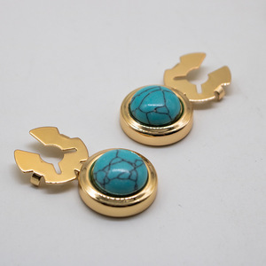 Ingrosso Fashion Designer uomo donna copri bottoni in ottone <span class=keywords><strong>camicia</strong></span> rotonda Plain oro argento <span class=keywords><strong>gemelli</strong></span> <span class=keywords><strong>gemelli</strong></span> per camicie - Product Image 3