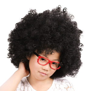 <span class=keywords><strong>วิก</strong></span><span class=keywords><strong>ผม</strong></span>สังเคราะห์แบบ Afro Kinky Curly สำหรับเด็กและผู้ใหญ่ <span class=keywords><strong>วิก</strong></span><span class=keywords><strong>ผม</strong></span><span class=keywords><strong>สั้น</strong></span>สำหรับงานปาร์ตี้และคอสเพลย์ - Product Image 3