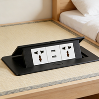 Factory Wholesale Pop Up Desktop Socket with USB <strong>Best</strong> <strong>Selling</strong> Lifting Power Outlet