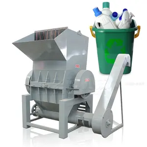 High quality PET PE PP bottle shredder machine industrial waste plastic recycling crushing equipment
