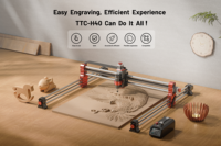 Máquina de Grabado Láser CNC ActionLasers Mach3 ATC con Software NC Studio, 1 Año de Garantía, Posicionamiento de 0.05mm, para Madera