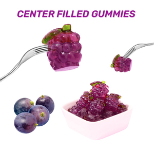 Amos nhà máy sản xuất tự nhiên khác nhau nóng bán chất lượng hàng đầu nho Gummy Kẹo mềm - Product Image 2