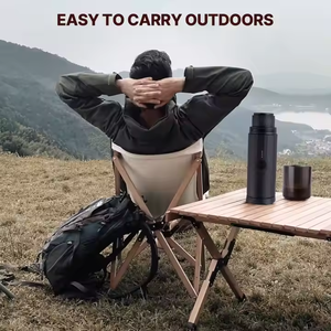 2025 tendance vente Camping voyage sans fil Rechargeable Portable cafetière sans fil chauffage expresso - Product Image 3