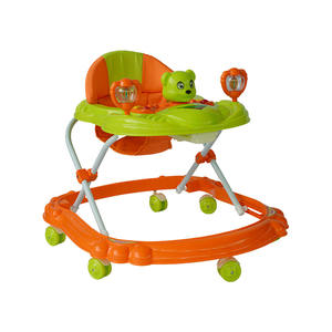 Vente en gros de marchettes personnalisées rotatives à 360 degrés, marchettes pliantes réglables pour l'apprentissage des activités des bébés, avec roues de dessin animé et <span class=keywords><strong>siège</strong></span> de voiture - Product Image 2