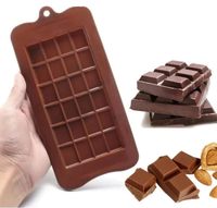 Moules à chocolat en silicone antiadhésifs, écologiques, de qualité alimentaire, pour outils de pâtisserie et barres protéinées et énergétiques