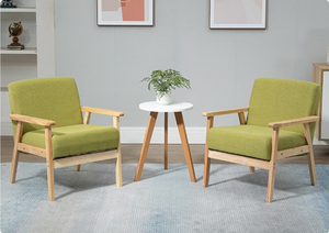 Giải trí hiện đại <span class=keywords><strong>sofa</strong></span> đơn Bán buôn khung gỗ cho phòng khách quán cà phê khách sạn - Product Image 5