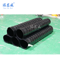 Tuyau de ventilation de catégorie industrielle de conduit flexible noir de PVC ignifuge et résistant chimique