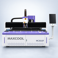 Machine de découpe laser fibre CNC 1530 à table ouverte pour tôles métalliques