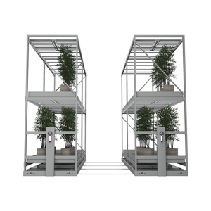 Las <span class=keywords><strong>pl</strong></span>ántulas vegetales de cultivo hidropónico de efecto invernadero Mobile Rack sistema - Product Image 2