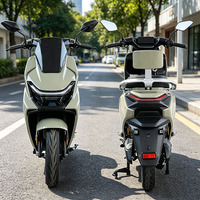 Scooter électrique CKD SKD 12 pouces pour 2 personnes, 1100/1300W, vitesse 60 km/h, cyclomoteur électrique chinois pour adultes
