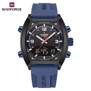 นาฬิกา NAVIFORCE 9242 ควอตซ์สำหรับผู้ชาย สายซิลิโคนคุณภาพสูง กันน้ำ แสดงวันที่ เหมาะสำหรับใช้ในธุรกิจ ขายดี - Product Image 2