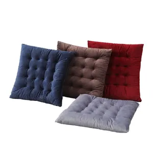 Multicolor Polyester Velvet Student Cushion Disposable Home Chair Pads Office Seat Cushion with Filling