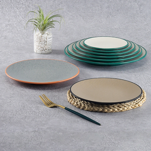 Vaisselle d'hôtel commerciale assiettes de Cuisine occidentale en mélamine assiettes de Buffet circulaires à Steak plat pour Restaurant pour légumes - Product Image 5