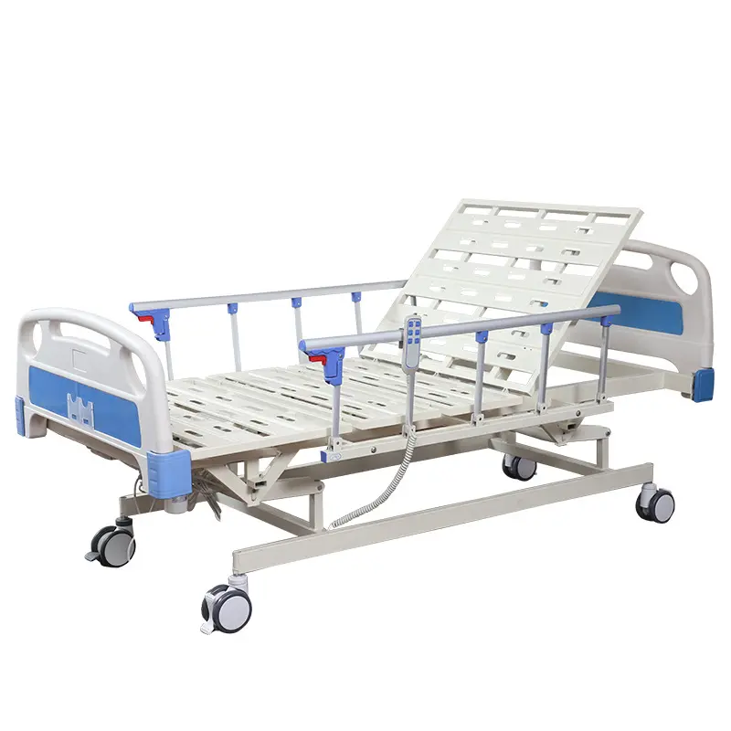 Cama de hospital elétrica de três funções, preço barato de fábrica, cama doméstica, cama de enfermagem para venda