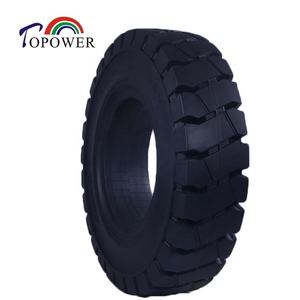 โรงงานท็อปพาวเวอร์จำหน่ายยางตันขนาด 3.50-5 สำหรับรถยกไฟฟ้าและรถยกดีเซล - Product Image 1