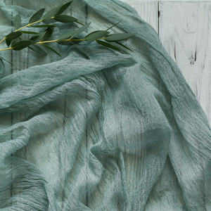 Chemin de table élégant et personnalisé en polyester/coton de haute qualité, idéal pour les dîners formels, les mariages, l'usage domestique et les fêtes, couleur unie - Product Image 3