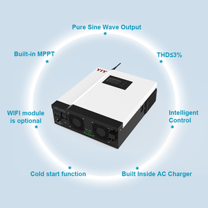 12/24/48 v 5 kw 3,5 kw 6 kw <span class=keywords><strong>on</strong></span>-/off-<span class=keywords><strong>grid</strong></span>-wechselrichter mit mppt laderegler reine sinuswelle hybrid-solarinverter 5000 w 3000 w - Product Image 3