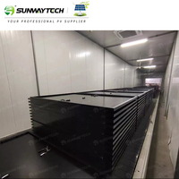 Paneles solares de alta eficiencia 440W 450W stock de Europa paneles solares negros completos de 440W