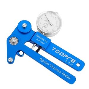 Jauge de <span class=keywords><strong>tension</strong></span> des rayons de vélo à affichage numérique TOOPRE, calibreur circulaire, anneau de réglage de roue, dispositif de mesure de fil d'acier <span class=keywords><strong>pour</strong></span> vélo - Product Image 1