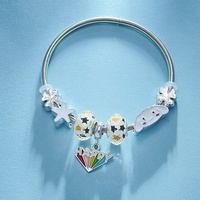 Untuk Perhiasan Tangan Sanrio Kuromi Gelang Fashion Unisex Aksesoris Hadiah dari Paduan Seng