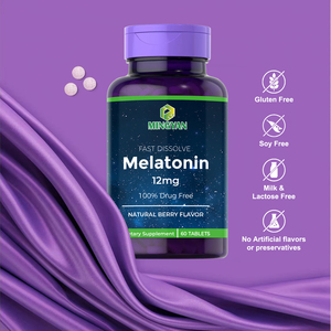Tabletas de Melatonina de Disolución Rápida al por Mayor, Apoyo para un Sueño Rápido, Calma Nocturna, Inicio Rápido del Sueño, Mejora de la Memoria, Sueño General - Product Image 2