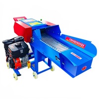 Professionnel 3 T/h tige de maïs écrasant cheval bovins et moutons coupe-paille humide et sec broyeur d'alimentation pétrissage Machine