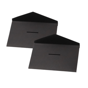 Sobre de Papel Negro con Impresión UV Negra y Logotipo de Marca de Lujo Personalizado para Tarjetas de Felicitación, Decoración, Sobres para Tarjetas de Agradecimiento - Product Image 1